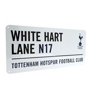 Tottenham Hotspur FC Official Street Sign / White
